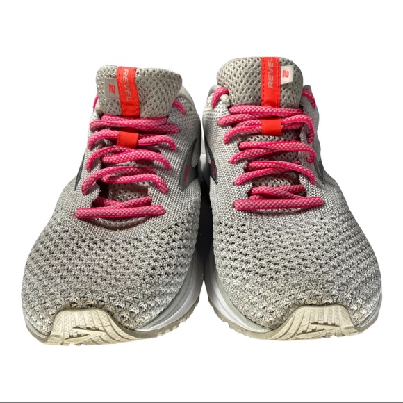 Brooks Running Women’s Revel 2 Grey and Pink Size 9 - Picture 5 of 8